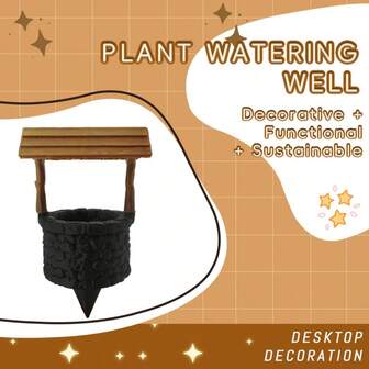 1 件装植物浇水漏斗园艺浇水灌溉塑料小工具，庭院盆栽植物装饰