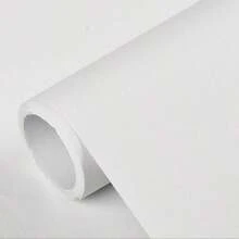 Peel And Stick Wallpaper, White Contact Paper, Waterproof Self-Adhesive Decorative Contact Paper, Vinyl Roll Suitable For Walls, Kitchen, Bedroom Wall Paper Wall Stickers Wall Decor Room Decor Bedroom Decor
