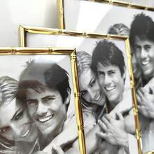 1pc 5", 6", 7", 8", 10" A4 Silver Stainless Steel Braided Pattern Photo Frame Easel, Home Decor, Random Picture Included - Multicolor - View 10