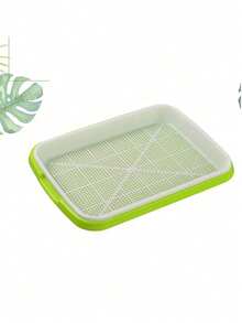 2 套“快速收获”种子发芽套件，适用于豌豆、豆类、小麦和宠物草本植物 - 带排水孔的水培发芽托盘（不含种子）