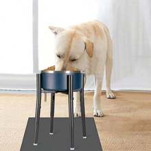 PROERR Soporte de ón individual para perro, soporte alto para comida para perros, ajustable de 7 a 11 pulgadas de altura, 14.5 pulgadas, soporte de metal elevado para perros medianos y grandes (ón no incluido)(Altura: 16 pulgadas para perros grandes) - Tipo 2 - Ver 8
