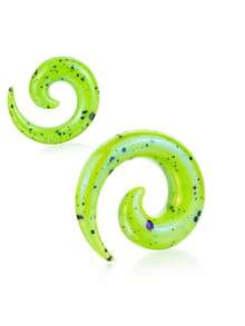 1 Coppia di Orecchini Plug/Dilatatori di Stile Punk Boho Y2K in Acrilico, Gioielli per il Corpo Unisex Adatti per Uso Quotidiano e Raduni