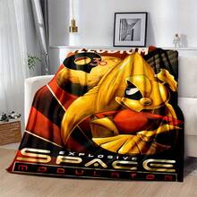 [Personalized Flannel Blanket]Martian Marvin (6) Plush Throw Blanket - Retro Futuristic Space Design, Soft All-Season Couch Bedspread For Home, Office, Camping - Birthday/Christmas Gift For Sci-Fi Fans - MKM0546, Home Decor Accessory, Playful Home Decor, Comfortable Bed Cover, Stylish Sofa Cover, Cozy Home Lovers - 40"x50" - Xem 6