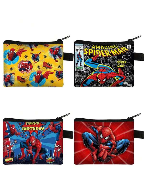 Beliebte Cartoon Anime Figur leichte Münztasche, Cartoon Anime Mode Aufbewahrung, Cartoon Anime Pendler Münztasche, Kartenhülle für Männer, süße Geldbörse, Kartenbörse