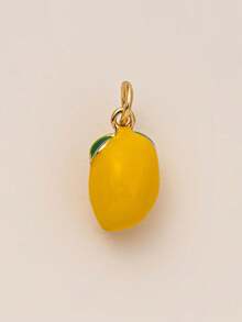 1PC Four Leaf Clover Fruit Croissant Pendant For DIY Jewelry Making Ecklace Earring Hanging Accessories