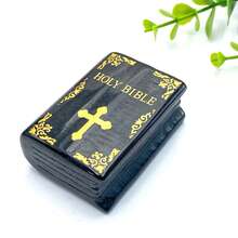 Random 1PC Bible Carving Decoration, Gemstone Jewelry, Glitter, Easter Gift, Women Gift, Girlfriend Gift, Halloween Gift, Christmas Gift, Home Decoration, Party Decoration, Crystal Ornaments, Table Decoration - Multicolor - View 12