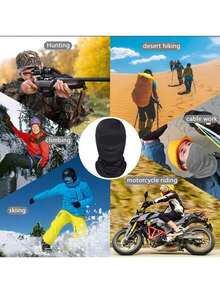 2pcs Men's Lightweight Balaclava Face Mask, Sun Protection Mask Suitable For Motorcycle, Skiing And Other Sports - Nhiều màu - Xem 9