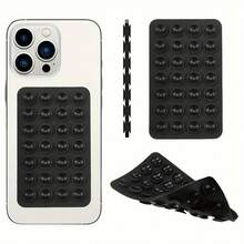 Silicone Suction Cup Phone Stand With 28 Independent Suction Cups, Reusable Double-Sided Holder For Makeup Fitness Shower Car Kitchen, Strong Grip Adhesive-Free Mount Compatible With All Smartphones, Perfect Gift For Birthday Family Friends