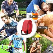JASGOOD Men Canvas Double Ring Belt Plus Size Men Cloth Casual Belt For Jeans Pants{"Color_name":"Red","Size_name":"FitsWaistSize28\"-32\""} - 多色1 - 查看 7