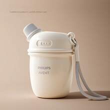 Philips Avent 儿童水瓶带吸管，410毫升/14盎司保温杯，防漏316不锈钢保温瓶，适合家庭和学校使用 - 彩色 - 查看 10