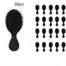 5/10/20支装可爱纯色气垫梳，便携式，小巧按摩座梳，男女通用，护发工具，按摩梳，可爱梳子，简约风格，轻巧梳子，优质材料，手持梳，美容配件，旅行必备，女士护发，发梳，背梳，造型梳，卷发梳，边缘梳，梳子，梳头，发梳套装，梳头，卷发梳，解结梳，女士发梳，头发，旅行，美发产品，美发工具，美发用品，理发师，理发师配件，理发店，美发设备 - 彩色 - 查看 20