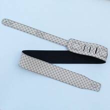6cm/2.36in Wide Guitar Strap, Faux Fabric Embossed Texture, Comfortable Feel, Effectively Reduces Shoulder Pressure - Guitar Strap - View 9
