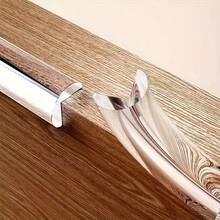 Silicone Edge Guard Strips, Pre-Adhesive, Plastic Corner Protectors, Transparent Bumper Guards, Suitable For Furniture, Cabinets, Tables, Drawers