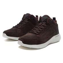 Skechers Giày nam thường ngày, kiểu dáng đơn giản và thời trang, chất liệu da lộn, cổ trung, lót giữ nhiệt tạo sự ấm áp và thoải mái, hoàn hảo cho những buổi đi chơi hàng ngày và đi làm. - màu nâu sô cô la - Xem 3