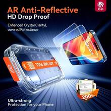 2 Pack AR Screen Protector For IPhone 17 Pro Max With Auto-Alignment Kit, Auto Dust Removal, For IPhone Air Tempered Glass HD Clear,  Scratchresistant Shield, Highdefinition Clarity, Scratchproof Material, Shatterresistant Film, Autoalign Kit, Gadget - 彩色 - 查看 4