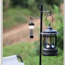 野营灯架桌面可拆卸灯笼挂钩便携式灯座照明支架旅游徒步装备