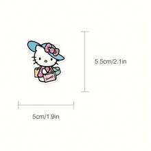 50/100pcs Hello Kitty Stickers - Glossy Matte Cartoon Stickers, Self-Adhesive PVC Material, Suitable For Laptops, Notebooks, Phone Cases And Water Bottles | Various Patterns Including Flowers, Fruits, And Cute Stickers
