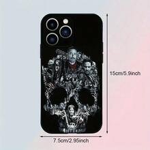 Esta funda de The Walking Dead, diseñada específicamente para , presenta un exterior de TPU negro que es de estilo caricaturesco, resistente a los golpes y excepcionalmente duradera. Es compatible con los modelos de  11 a 16 Pro Max. - Mezcla de colores - Ver 7