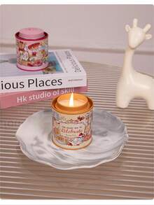 1pc Large Rabbit Shaped Scented Candle, Burn Time Up To 60 Hours, Made Of Natural Soy Wax, Multiple Fragrance Options. 100% Natural Plant-Based Fragrance Blending Floral And Fruity Notes, Perfect Gift For Girlfriend, Mother's Day, Girls, Valentine's Day, Friends, Business Events, Birthday, Bedroom, Party, Wedding - Multicolor - View 7