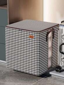 可折叠衣物收纳袋，带提手，大容量，透气衣柜收纳盒，带提手和拉链，加固便携式收纳袋，可存放毯子、床上用品，节省空间的衣柜整理器，适用于卧室、家庭、宿舍，可存放床上用品，也可作为洗衣篮和干净衣物/玩具收纳篮使用。 - 彩色 - 查看 8