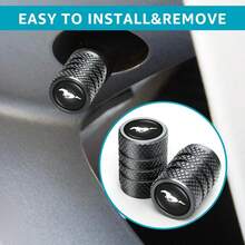 nuevoTapones de válvula de neumático, tapas de vástago de válvula para Mustang Snake Speedstar Evos Everest GT Shelby Mach-E Grand C-MAX Falcon Figo, tapas de aleación para neumáticos resistentes a la - Ajuste-zvz3 - Ver 8