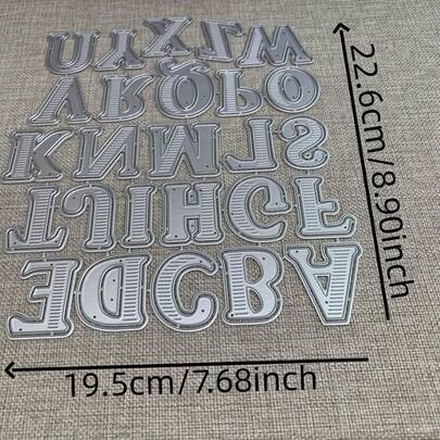 1pc New Letter Decoration Metal Cutting Dies For DIY Scrapbooking Decorative Embossing Handcraft Die Cutting Template Mold