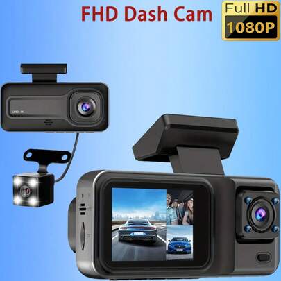 3 Channel Dash Cam For Cars Camera Black Box 3Ch/2Ch 1080P Video Recorder Rear View Camera For Vehicle Car DVR Car Accessories
