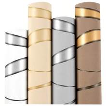 1 Roll Modern 3D Wavy Striped Wallpaper - Non-Adhesive Removable Textured Peel And Stick Wallpaper, Suitable For Living Room, Bedroom, Dining Room, Hotel, Shop - Neutral Brown Design, High-Quality Durable Material, Bedroom Wallpaper | Modern Style | Textured Wallpaper, Wall Covering - Brown - View 4