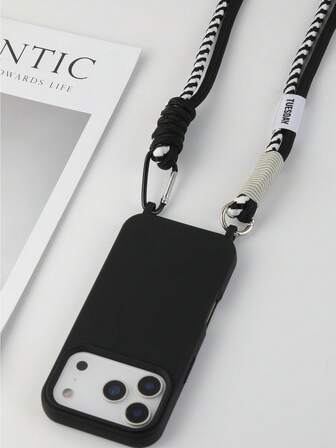 Funda de teléfono suave de TPU con cordón desmontable para deportes al aire libre para IP 17 16 15 14 13 12 Pro