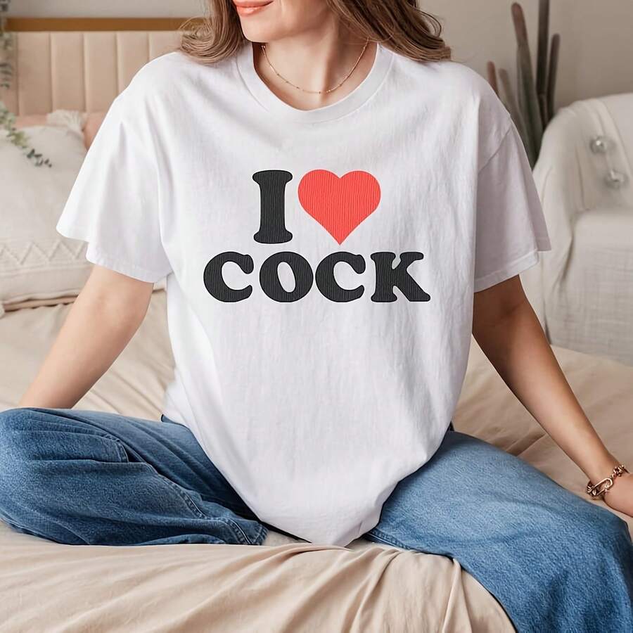 Camiseta "Me encanta el gallo", regalo divertido para los amantes de los animales de granja, adorable gallo para los amantes de los pollos, camiseta de inspiración campestre.220G ofrece comodidad y durabilidad atemporales. Con un corte elegante y una textura suave, es tu esencial diario perfecto: fácil de combinar para looks casuales, aventuras de fin de semana o días relajados en la oficina. Un must-have en tu armario que se siente tan bien como se ve. Pensado, simple y con un estilo desenfadado - un regalo que ella realmente amará. - Blanco - Ver 1