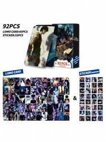 Upgraded Solo Version 60pcs Cards+32pcs Stickers Boxed HD Photo Card LOMO Card Cartoon Peripheral Card Gift - I Upgrade Alone - View 8