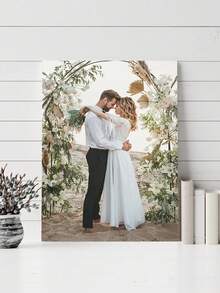 1 Stück personalisierter Foto-Leinwanddruck - Leinwanddrucke mit Ihren Fotos als individuelle Wandkunst für Schlafzimmer, Van Gogh, Wohnzimmer, Hochzeit, Baby, Haustier, Familie, Liebe, Paar, Freund, Bild, Foto, gerahmte Wandkunst, Halloween-Dekorationen, Weihnachtsgeschenk, Geschenk für den besten Freund, Familiengeschenk, Geburtstagsgeschenk, Geschenk für Familie/Freund/Freundin/Freund