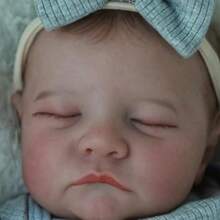 Reborn Baby Dolls 19 Inch Lifelike Baby Doll Cute Girl Soft Body Realistic Newborn Reborn Babies Looks Like A Real Baby Handmade Dolls For Children's Gifts - 彩色 - 查看 5