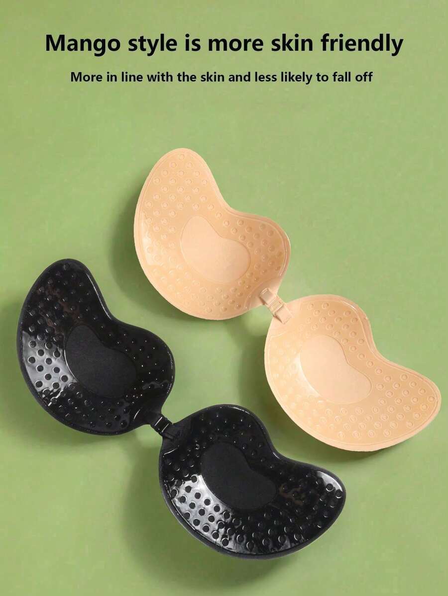 Bộ 1/2/4/6 miếng mút độn ngực silicon không dây, áo ngực hở lưng vô hình, miếng dán ngực thoáng khí, phù hợp với váy cổ chữ V sâu, trang phục hở lưng, thiết kế dây áo vô hình, kiểu dáng tự dính, thích hợp cho váy cưới/váy dạ hội, váy trễ vai, váy hở lưng, váy hai dây, váy bó sát, áo xuyên thấu, trang phục hai dây, tiệc cưới, du lịch.