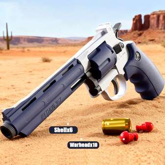 Soft Bullet Gun, Mechanical Combination, Retractable Shell, Small Handgun, Model, Simulation, Soft Bullet Gun, Color And Accessories Are All Random