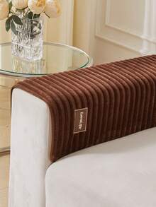 1pc Thick Plush Sofa Cushion Cover, Non-Slip Sofa Protector, Dust-Proof And Dirt-Resistant, Machine Washable, Pet-Friendly, Suitable For All Seasons, Adjustable For Corner Sofa, Bedroom, Office, Living Room, 1/2/3/4 Seater