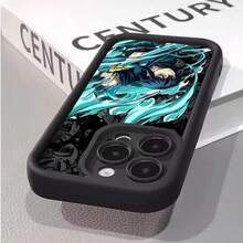 Custodia compatibile con 17 16 15 14 13 12 11 Pro Max 17 Air 16E 15 Plus, custodia con Tanjirou Zenitsu Inosuke Anime, custodia compatibile con 17, custodia 17 Pro, custodia 17 Pro Max