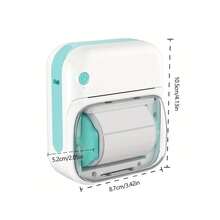 Portable Label Printer, Wireless Label Printer Suitable For Small Businesses, Offices, Homes, Addresses, Offices, Thermal Label Maker Machine With 1 Roll 20-40mm Labe Paper