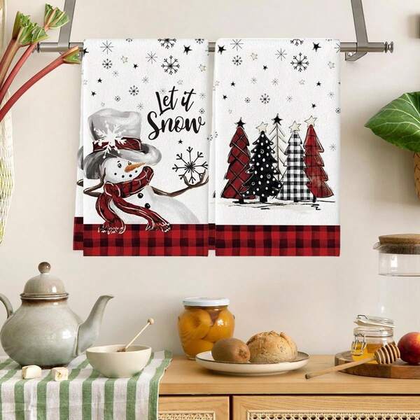 Tea Towel &Nbsp;Christmas Decoration Christmas Decoration Tea Towels Christmas Table Decoration, (Kitchen Towels Tea Towels Kitchen Accessories Tea Towel Drying Towels Living Christmas Christmas Table Christmas Tree),