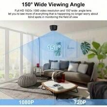 Wireless Surveillance Camera - Indoor/Outdoor Wireless Monitoring, Car Camera, Real-Time Motion Detection, Voice Assistant Compatible, Real-Time Holiday Monitoring And Home Security, 1080P Wireless Security Camera, Night Vision, Motion Detection. - 1pcs - View 6