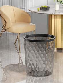 Transparent Waste Bin Set, Large Size For Home Use, Living Room PET Waste Bin With Luxury Transparent Finish - Generous Capacity, Versatile For Home, Office And Bathroom - Multicolor - View 8