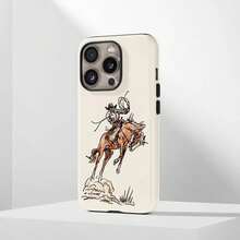 Western Cowboy Phone Case, Cowboy, Country With  17, 16, 15, 14, 13, 12, 11, Pro Max,Suitable For  17 Air - trắng - Xem 3