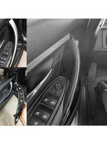 Car Inner Handle Door Panel Pull Trim Cover Black Front Rear Left/Right Interior Door Handles For BMW F30 F80 F31 F32 F34 F35