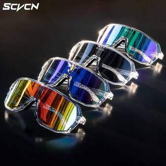 SCVCN 1pc Men Fashion Glasses Y2K Sports Glasses Outdoor Cycling Glasses Casual Eyewear Running Glasses Drive Glasses Hiking Goggles