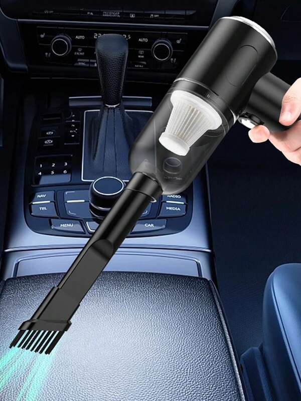 1pc Cordless Handheld Vacuum Cleaner, Portable & Lightweight, Capable Of Vacuuming And Blowing, Effective For Removing Pet Hair, Suitable For Home, Car And Desktop Cleaning