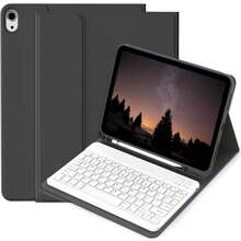 TenYide Keyboard Cover Magnetic Bluetooth Keyboard + Tablet Computer Protective Case,Multiple Color Options Case For IPad 10th Generation 10.9 Inch 2022/IPad (A16) 11th Generation 11 Inch 2025/IPad Air 4th/5th, IPad Pro 2020/2021/2022/2024, Mate Pad Series/Honor Pad Series/LenovoTab Series/GalaxyTab Series/XiaomiPad Series,Slim Stylish Clear IPad Case With Pencil Holder, Mutil Angles Folding Y-Shaped Stand Cover