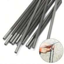 12 Pieces Chainsaw Round Files 4.0mm/4.8mm/5.5mm For Sharpening Chain Saw Sharpener Usually