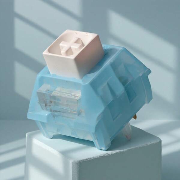 BGKYPRO Arktischer Fuchs Taktiler Schalter 52g vorgeschmiert 5-Pin Hot-Swappable POM Stiel für MX mechanische Tastatur