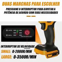 Chave De Impacto Parafusadeira 2 Bateria 21v  Brushless 300N GEELE