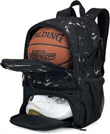 Ball Sports Bag - Balck Honeycomb - View 1